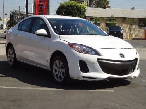 2012 mazda mazda3 i sport damaged salvage economical perfect fixer wont last!!