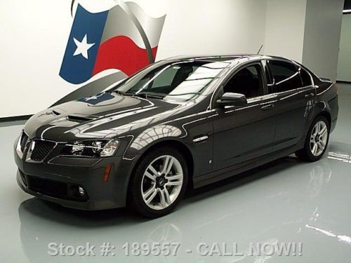 2009 pontiac g8 3.6l v6 blaupunkt spoiler alloys 33k mi texas direct auto