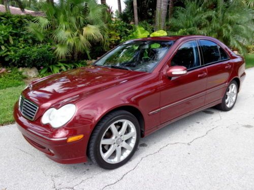 Florida 04 c230 &#034;sport&#034; sedan 1-owner 37,144 orig miles clean carfax economy 1.8