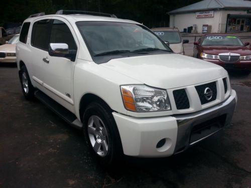 2007 nissan armada se sport utility 4-door 5.6l runs excellent leather dvd