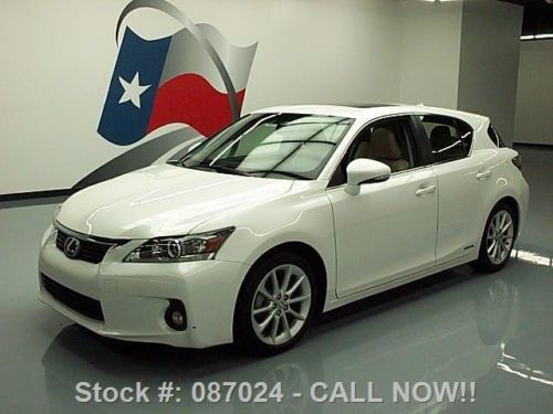 2012 lexus ct200h premium hybrid sunroof nav only 14k texas direct auto