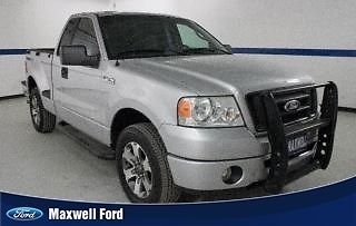 06 ford f150 single cab, flareside stx, cloth seats, low miles, clean carfax!