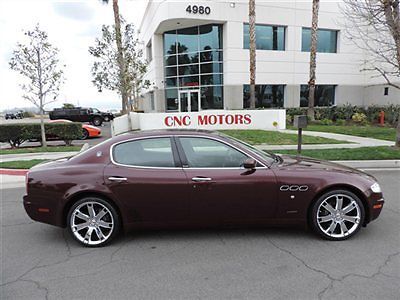 2007 maserati quattroporte qp / sport gt / 32,098 miles / msrp of $138,325