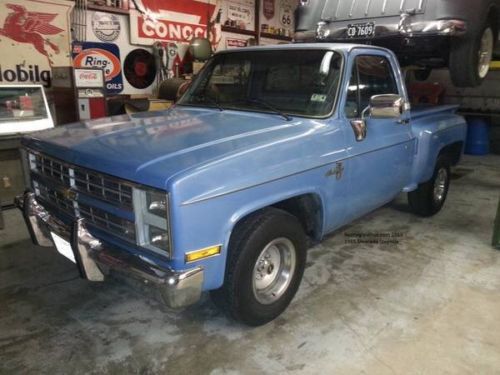 1985 silverado pick up truck stepside 1500 94k miles cold a/c no rust stock