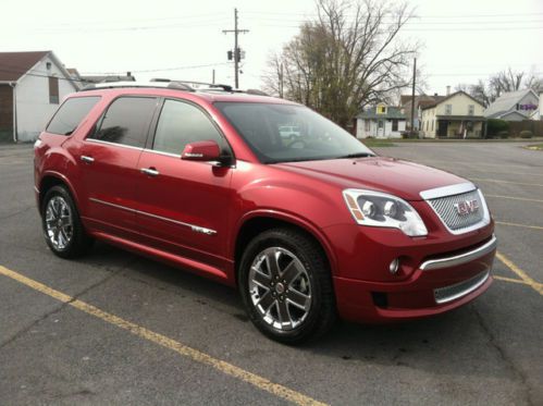 2012 gmc acadia denali leather