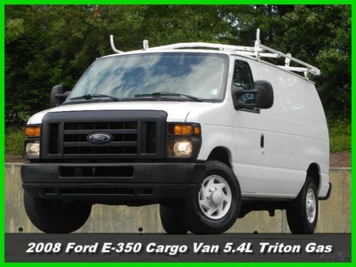 2008 ford e-350 e350 super duty cargo van rwd 5.4l triton gas 2wd commercial ac