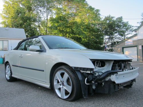 Saab 9 3 aero convertible 2006 repairable salvage fixer upper