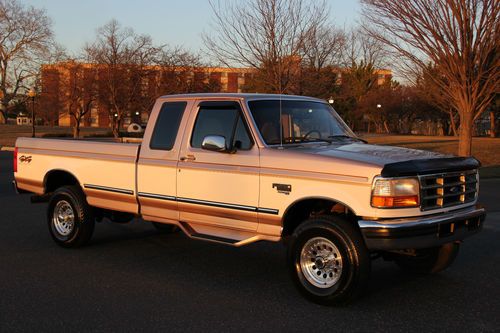 1997 ford f250 x-cab xlt 7.3l diesel 5-spd manual 77k miles 4x4 mint no reserve