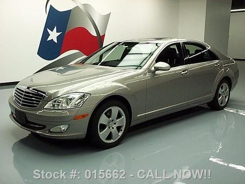 2007 mercedes-benz s550 p1 vent seats sunroof nav 48k! texas direct auto