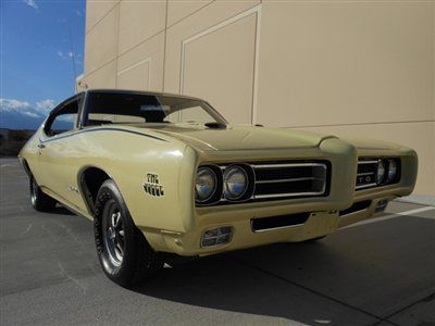 1969 pontiac gto ram air iii judge phs documented frame off restored no reserve