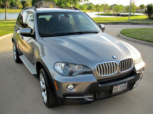 2008 bmw x5 4.8i platinum package, gray exterior with black leather interior