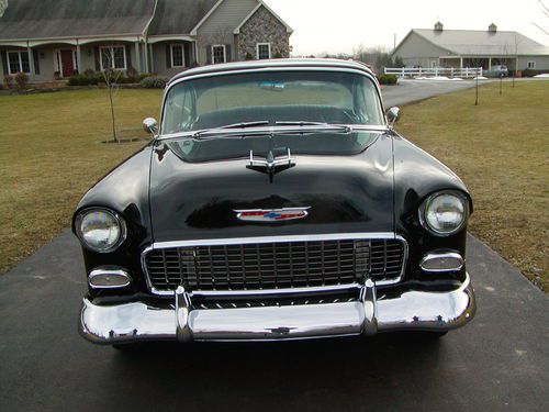 1955 chevy belair 2drhtp frame off restored big block 4spd