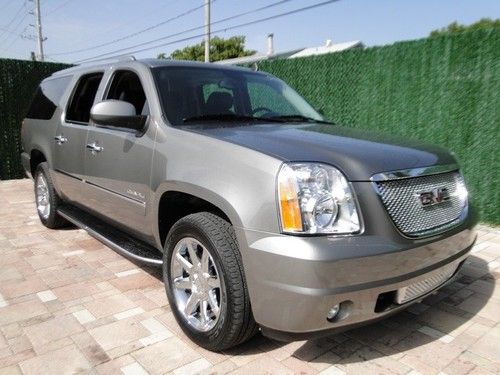 2012 gmc yukon xl denali 1 owner nav dual screen dvd suburban ltz suv navigation