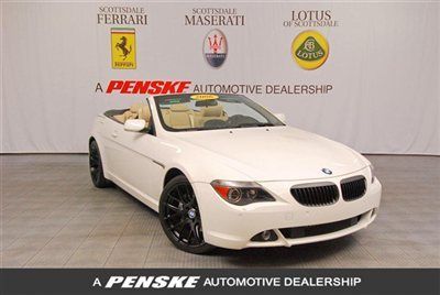 2006 bmw 650i conv-navigation-htd seats-black wheels-sports package-