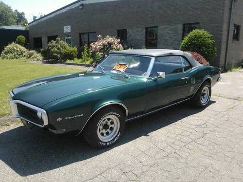 1968 pontiac firebird base convertible 2-door 5.7l