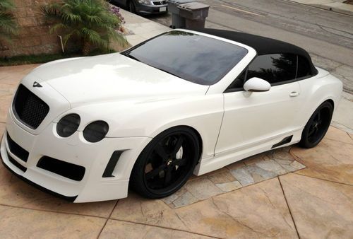 2007 bentley continental gtc convertible w/ 22" forgiato &amp; full body kit