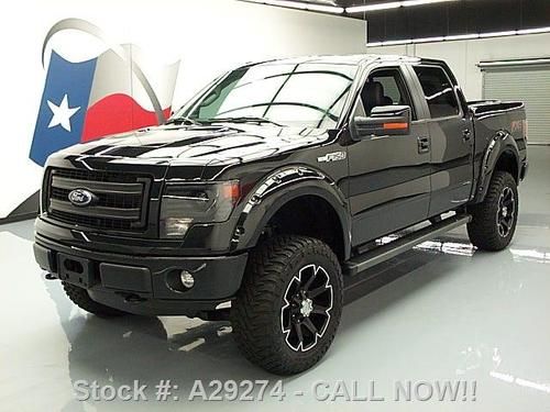 2013 ford f150 fx4 4x4 crew 5.0l lifted sunroof nav 5k texas direct auto