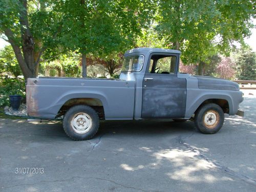 1958 Ford short bed pick up #9