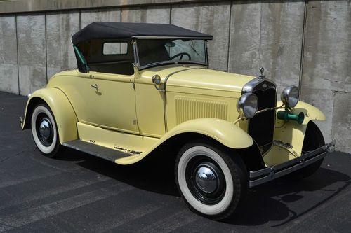 1931 model a roadster- an original, first generation, california hotrod.