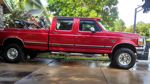 1997 ford f-350 xlt crew cab pickup 4-door 7.3l