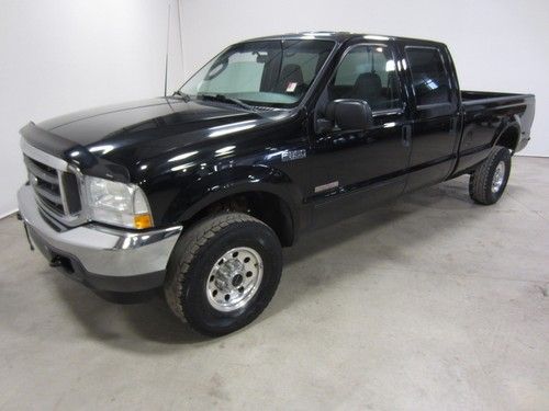 03 ford f350 6.0l turbo diesel xlt 4x4 crew long  2 owner co pickup 80pics