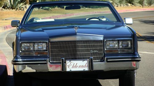 1984 cadillac eldorado biarritz convertible no reserve!