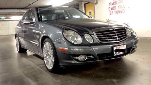 2007 mercedes benz e350 rwd 72,xxx miles. metallic grey. mb of sf maintained.