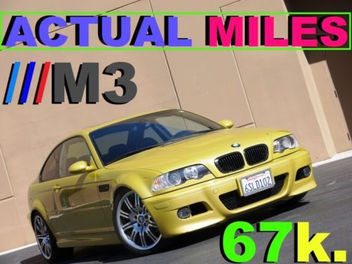 Free shipping 2002 bmw ///m3 only 67k smg paddle shifting 333hp clean rare color