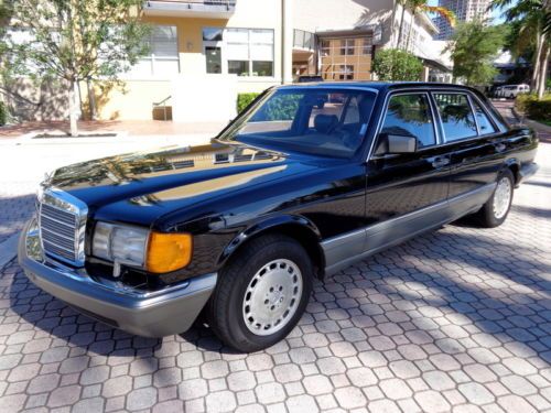 Florida 88 300 sel sedan 84,337 orig miles big body pwr sunroof no reserve lqqk