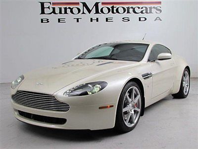 Vantage coupe white black navigation low miles aston martin cp best deal dealer