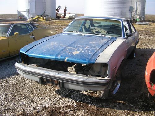 1976 chevy nova roller/extra parts 15" rally wheels