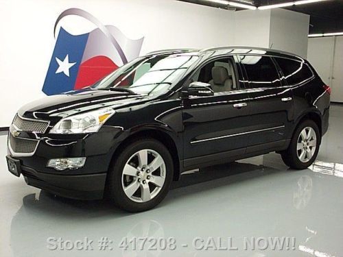 2011 chevy traverse ltz dual sunroof rear cam dvd 33k texas direct auto