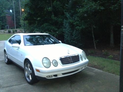 1999 mercedes-benz clk320 3.2l white. alpharetta, ga