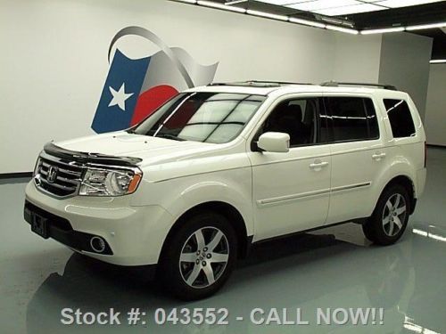 2012 honda pilot touring sunroof nav dvd rear cam 16k!! texas direct auto