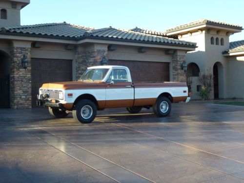 1972 chevy c k10 4x4 v8 pick up restored classic vintage original custom rare