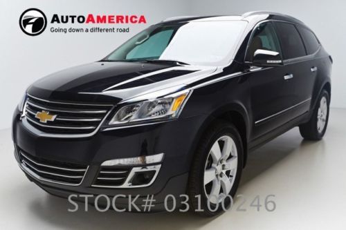 19k one 1 owner low miles 2013 chevy traverse ltz suv nav sunroof camera leather