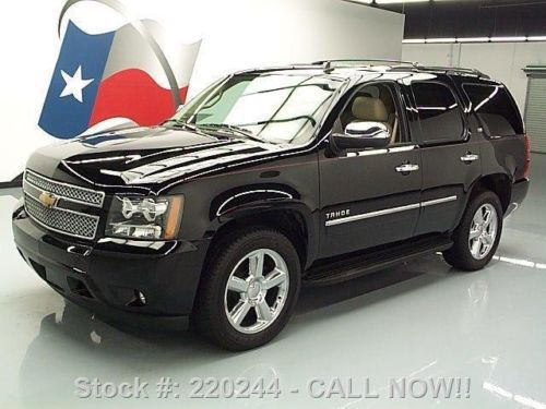 2013 chevy tahoe ltz sunroof nav dvd rear cam 20&#039;s 11k texas direct auto