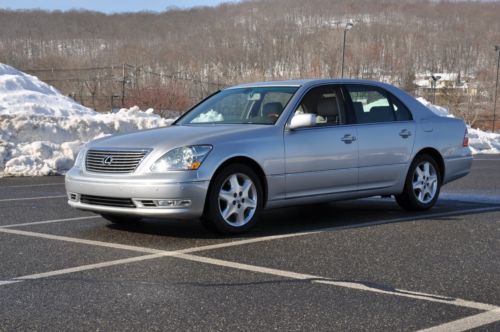 04 lexus ls430 luxury sedan 4-door no reserve low mileage clean carfax immaculat