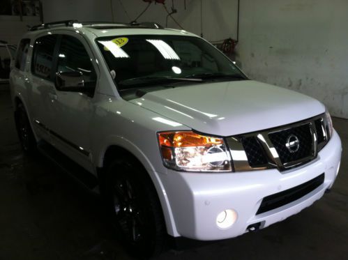 2013 nissan armada platinum reserve 4x2 nav dvd leather loaded we finance