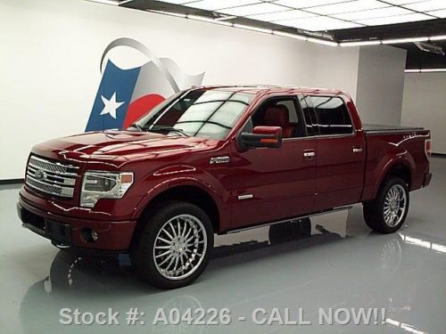 2013 ford f-150 ltd crew ecoboost 4x4 sunroof nav 36k  texas direct auto