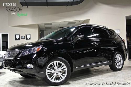 2012 lexus rx450h hybrid awd $57k msrp heads up navigation premium pkg 19s