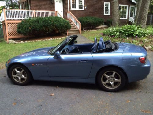 2002 honda s2000 base convertible 2-door 2.0l, ap1 suzuki blue, mint condition