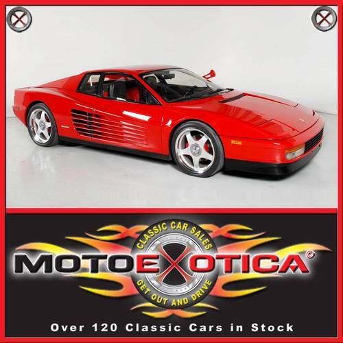 1985 ferrari testarossa, meticulasly maintained, full service, investment grade