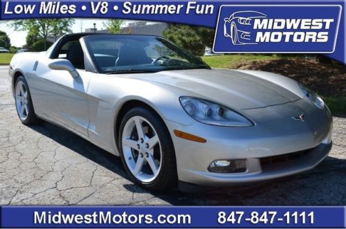 2006 chevorlet corvette silver 29,354 certified miles superb condition 07 08 09