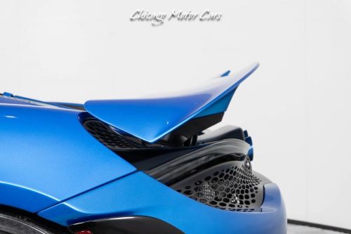 2022 mclaren 765lt spider anrky wheels! 1of1 mso celerium blue! only 1600 mi