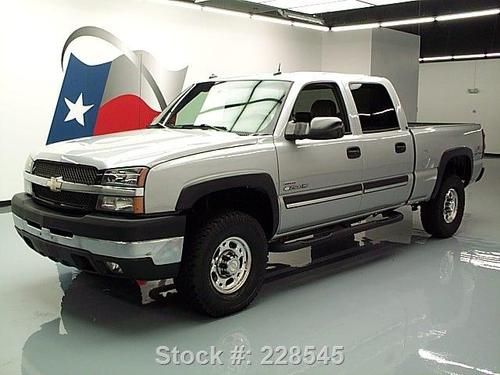 2003 chevy silverado 2500 lt diesel 4x4 htd leather 73k texas direct auto