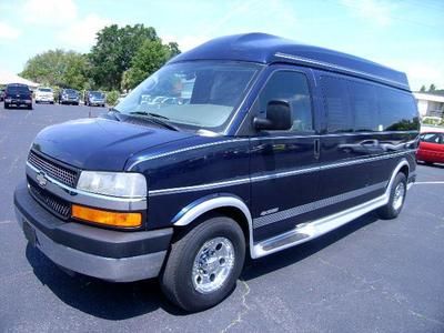 2006 chevy express 9 passenger rocky ridge hightop conversion van