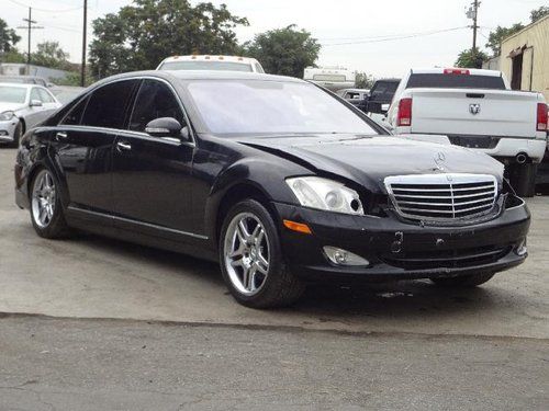 2007 mercedes-benz s550 damaged rebuilder runs! loaded luxurious export welcome!