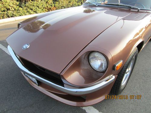 Restored 1973 datsun 240z brown 5 speed documents(260z 280z 240sx 350z fairlady)