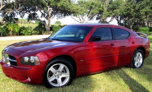 2009 dodge charger sxt sedan 4-door 3.5l, leather,spoiler,sunroof 35k miles